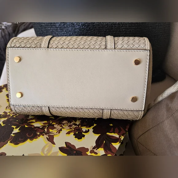 💫Tory Burch: Thea Woven  Satchel Crossbody Bag - Picture 11 of 13